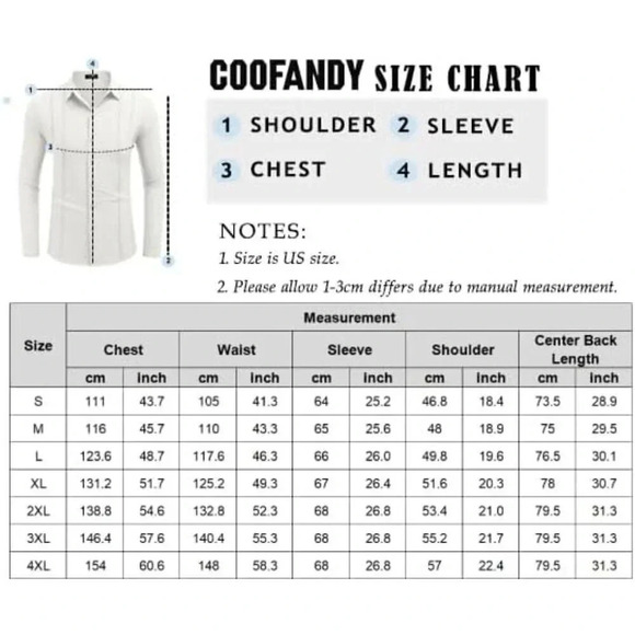 ❤️Mens Grey Cuban Shirt Casual Button Down Shirts Long Sleeve Beach  Shirts - Picture 7 of 7